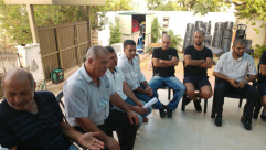  بالصور: رئيس لجنة المتابعة العليا يقدم واجب العزاء لعائلات ضحايا حادث الطرق المؤسف بيافا